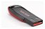 PEN DRIVE SANDISK CRUZER BLADE 8GB USB 2.0 FLASH DRIVE PRETO/VERMELHO - Imagem 3