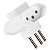 ADAPTADOR DE TOMADA PLUG COBRE PURO LUATEK SL6009 - Imagem 2