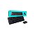 KIT TECLADO E MOUSE SEM FIO LOGITECH MK220 PRETO - Imagem 1