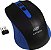 MOUSE SEM FIO 1000DPI COM PILHA C3TECH M-W20 PRETO/AZUL - Imagem 1