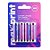 PILHA ALCALINA AAA PALITO COMUM 1.5V ZINCO CARVÃO MAXPRINT 756468 COM 4 UNIDADES - Imagem 1