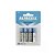 PILHA SUPER ALCALINA AA 1.5V ALFACELL LR6/AB COM 4 UNIDADES - Imagem 1