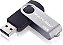 PEN DRIVE MULTILASER 32GB TWIST PD589 PRETO/PRATA - Imagem 1