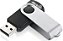 PEN DRIVE MULTILASER TWIST 8GB PD587 PRETO/PRATA - Imagem 3