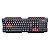 TECLADO GAMER COM CABO USB C3TECH KG-10BK PRETO/VERMELHO - Imagem 2