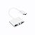 HUB USB TYPE-C MÓVEL TOMATE MTC-7004 BRANCO - Imagem 2