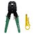 ALICATE DE CRIMPAR RJ45 RJ11 RJ12 IR-BLUE LE-1940 PRETO/VERDE - Imagem 2