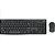KIT TECLADO E MOUSE SEM FIO SILENT TOUCH LOGITECH MK295 PRETO - Imagem 1