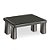 SUPORTE QUADRADO PARA MONITOR MULTILASER AC125 PRETO - Imagem 2