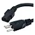 CABO DE FORÇA PARA MONITOR OU GABINETE PADRÃO 1,2M BRAZIL PC 40924 PRETO - Imagem 1