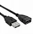 CABO USB FÊMEA E P2 MACHO IMPORTADO PRETO - Imagem 2