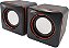 MINI CAIXA DE SOM AUTO-FALANTE PARA NOTEBOOK KNUP KP-600 PRETO/VERMELHO - Imagem 1