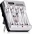 CARREGADOR AUTOMATICO DE PILHAS AA / AAA / 9V KNUP KP-511 CINZA - Imagem 1