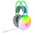 HEADSET COM FIO LED RAINBOW EVOLUT EG309 LUMINI TRANSPARENTE - Imagem 2