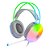 HEADSET COM FIO LED RAINBOW EVOLUT EG309 LUMINI TRANSPARENTE - Imagem 1