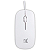 MOUSE COM FIO 1200DPI SURFACE MAXPRINT BRANCO - Imagem 1
