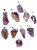 Pingente de Ametrino (Ametista + Citrino em uma só peça) - Imagem 5