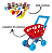 Caixa Registradora Com Carrinho Brinquedo Supermercado - Imagem 9