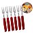Garfos para Fundue Petiscos Kit Petisco Frios Inox - Imagem 1