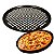Kit 3 Formas de Pizza Antiaderente Assadeira Forno Aço Carbono - Imagem 3