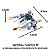 Blocos de Montar Mini Brinquedo Infantil Tema Aeronaves - Imagem 9