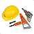 Kit Ferramenta Infantil Com Capacete - Imagem 1