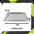 Bandeja Inox 40x30 Retangular - Imagem 3
