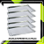 Kit 5 Bandejas Aço Inox Retangular 35x45cm - Imagem 4