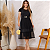 Vestido Rodado Moda Evangélica Renda Cinto Festa - Imagem 5