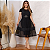Vestido Rodado Moda Evangélica Renda Cinto Festa - Imagem 4