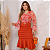Vestido Tubinho Midi Tule Cinto Moda Cristã - Imagem 5