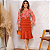 Vestido Tubinho Midi Tule Cinto Moda Cristã - Imagem 6