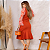 Vestido Tubinho Midi Tule Cinto Moda Cristã - Imagem 7