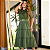 Vestido Moda Evangélica Longo Femenino Com Cinto - Imagem 1