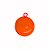 Chumbada Bola Laranja com Olhal - Imagem 1