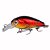 Iscas de Pesca Dura e Flutuante Crankbait Vermelha e Preta - 4,5cm 3,8g - Imagem 1