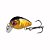 Iscas de Pesca Dura e Flutuante Crankbait Amarela e Preta - 2,8cm 1,5g - Imagem 1