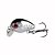 Iscas de Pesca Dura e Flutuante Crankbait Branca e Preta - 2,8cm 1,5g - Imagem 1