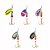 Kit 5 Iscas de Pesca Spinner / Colher Metálica Cores A - 6cm 3g - Imagem 1