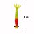 Kit 5 Iscas Artificiais de Pesca Camarão 8cm Kamikaze Cor Verde e Vermelho - Imagem 2