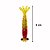 Kit 5 Iscas Artificiais de Pesca Camarão 8cm Kamikaze Cor Amarelo e Vermelho - Imagem 2