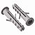 Bucha Plastica 10 Mm Com Anel De Encosto - 20Un. - Imagem 1
