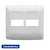 placa 2 postos 4X4 tablet branca - Imagem 1