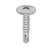 kit com 10 parafuso auto brocante t/4,2x45mm - Imagem 2