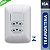 CJ INTERRUPTOR SIMPLES 6A+2 TOMADAS 2P+T DE 10A 250V - Imagem 1