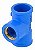 TEE AZUL 3/4 X ROSCA 1/2 soldável 25MM - Imagem 1