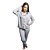 Pijama Americano Inverno Feminino Blogueira Pós operatório Maternidade - Imagem 6
