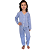 Pijama Americano Blogueirinha Inverno Infantil com botão - Imagem 3