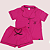 Pijama Personalizado Americano Feminino Verão Algodão Pós Operatório Amamentação - Imagem 3