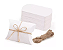 Caixa Travesseiro Presente Lisa  ( sem personalização) Com Tag Personalizada + Sisal 12x9,5  C/50 Un - Imagem 6
